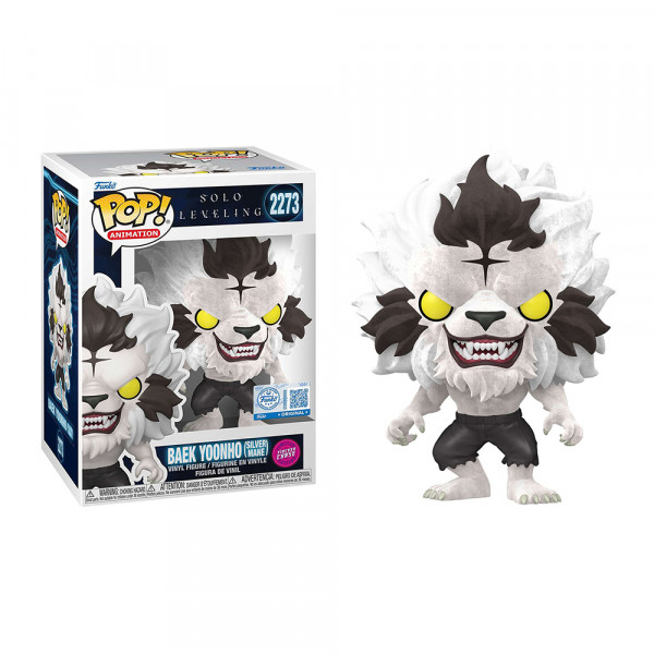 Funko POP! Solo Leveling: Baek Yoonho (Silvermane) (2273) (Flocked Chase Limited Edition)
